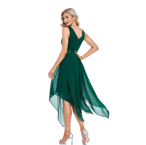 W&M Certainly Chic Emerald Short Party Dress