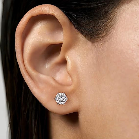 W&M Black Label Product Eternal Love Lab-Grown Diamond Precious Wedding Engagement Earings